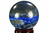 Polished Lapis Lazuli Sphere - Pakistan #123452-1